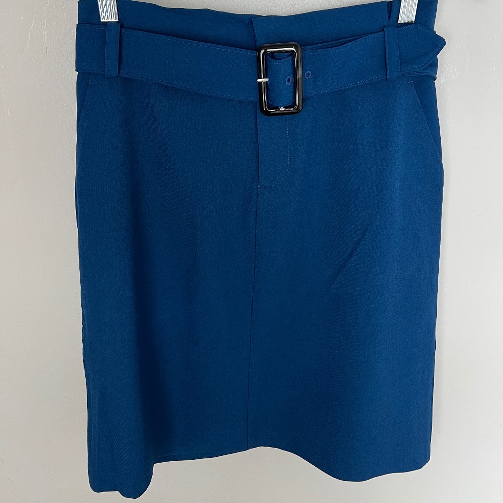 Banana Republic Blue Mini Skirt